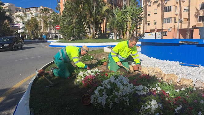 Trabajos de jardinería en Almuñécar (AYTO. ALMUÑÉCAR)
