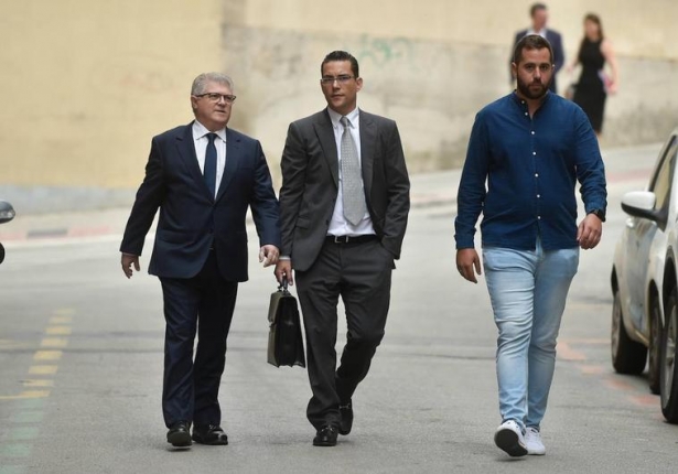 Pardo Geijo con el secretario del PSOE y un concejal Pardo Geijo con el secretario del PSOE y un concejal