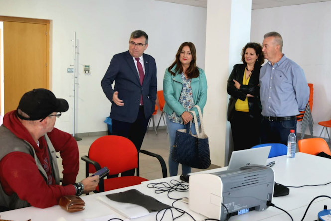 Imagen de la visita a Montefrio (SUBDELEGACIÓN)