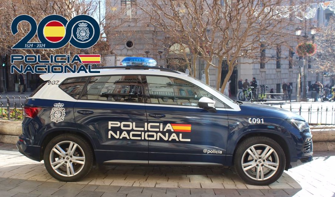 Vehículo de la Policía Nacional. (POLICÍA NACIONAL)