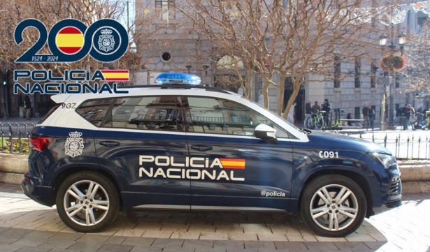 Vehículo de la Policía Nacional. (POLICÍA NACIONAL) Vehículo de la Policía Nacional. (POLICÍA NACIONAL)