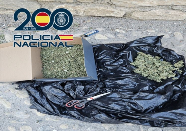 Marihuana incautada (POLICÍA NACIONAL) Marihuana incautada (POLICÍA NACIONAL)