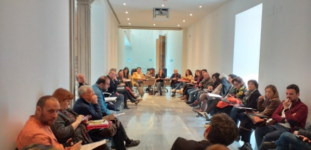 Imagen de archivo de la primera reunión del Observatorio contra los Delitos de Odio en 2019 (AYUNTAMIENTO)