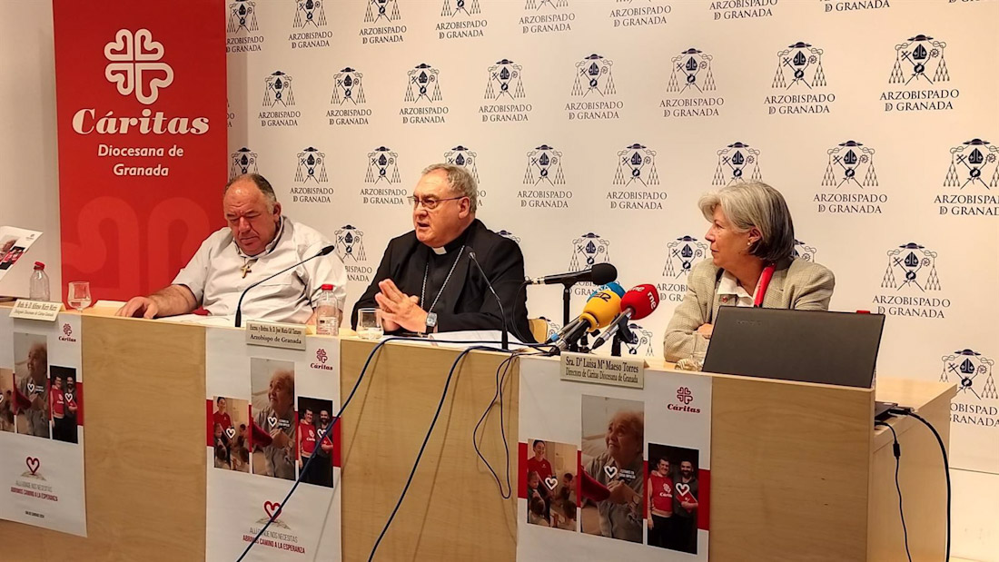 El arzobispo de Granada y presidente de Cáritas Diocesana en la archidiócesis, José María Gil Tamayo (CÁRITAS)
