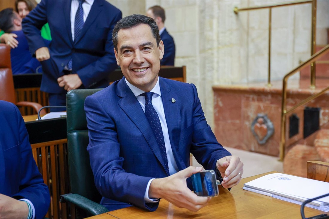 El presidente de la Junta, Juanma Moreno (ROCÍO RUIZ /EUROPA PRESS)