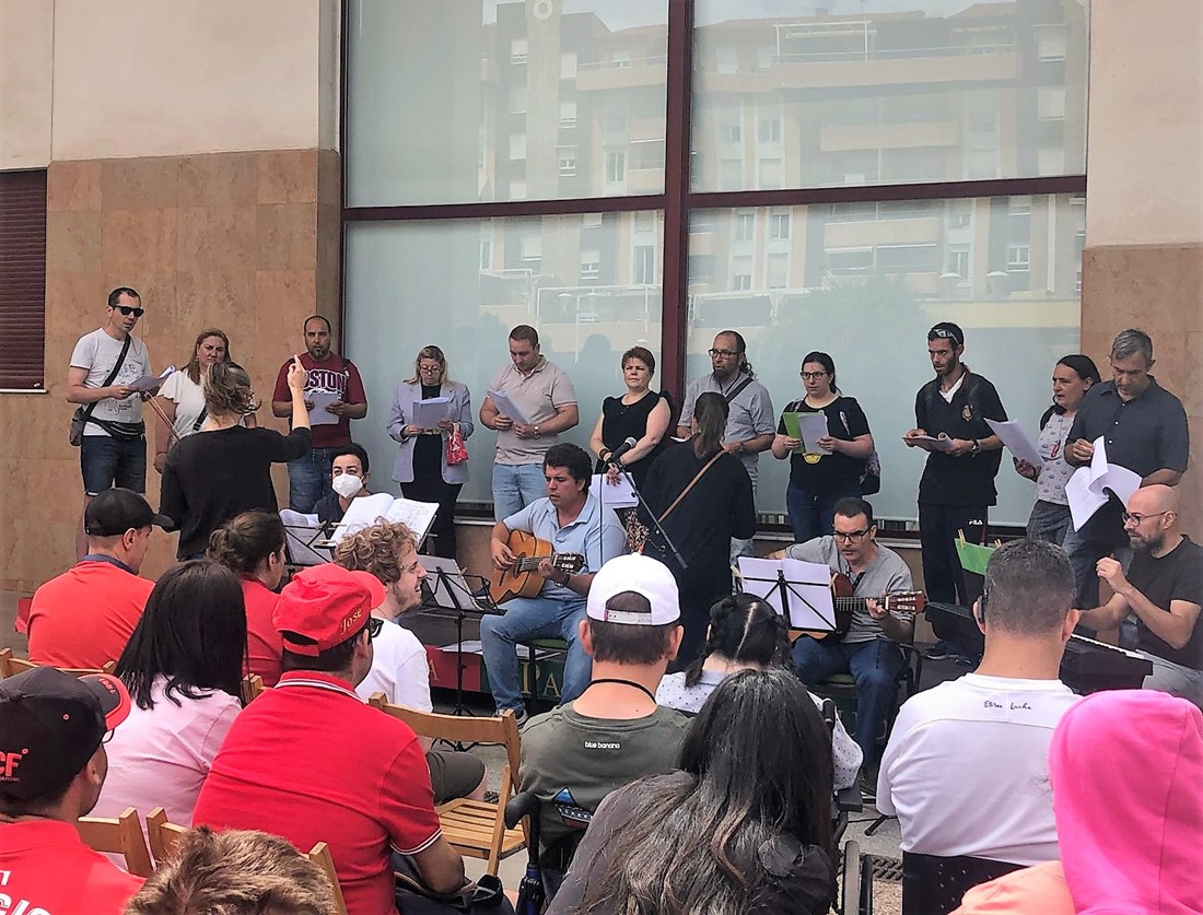 Imagen de la actuación (HUSC)