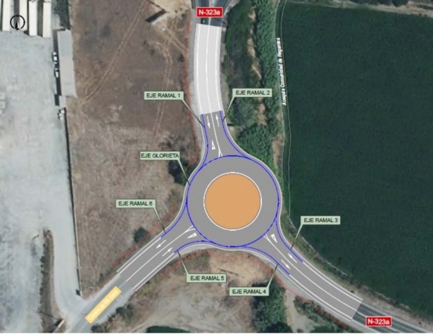 Diseño de lla glorieta (SUBDELEGACIÓN)