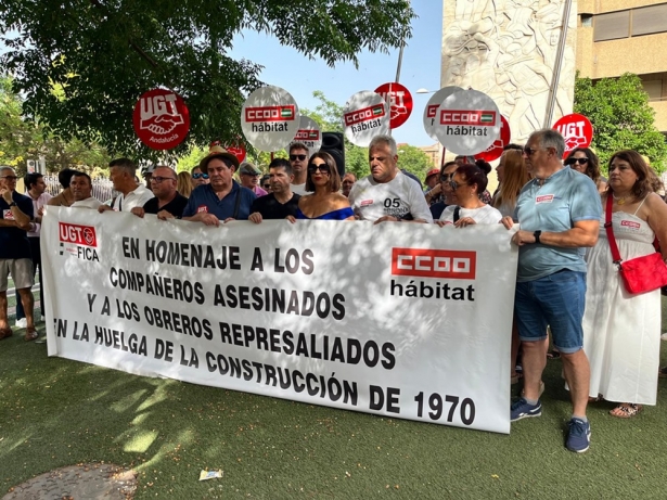 Homenaje a los obreros (CCOO)