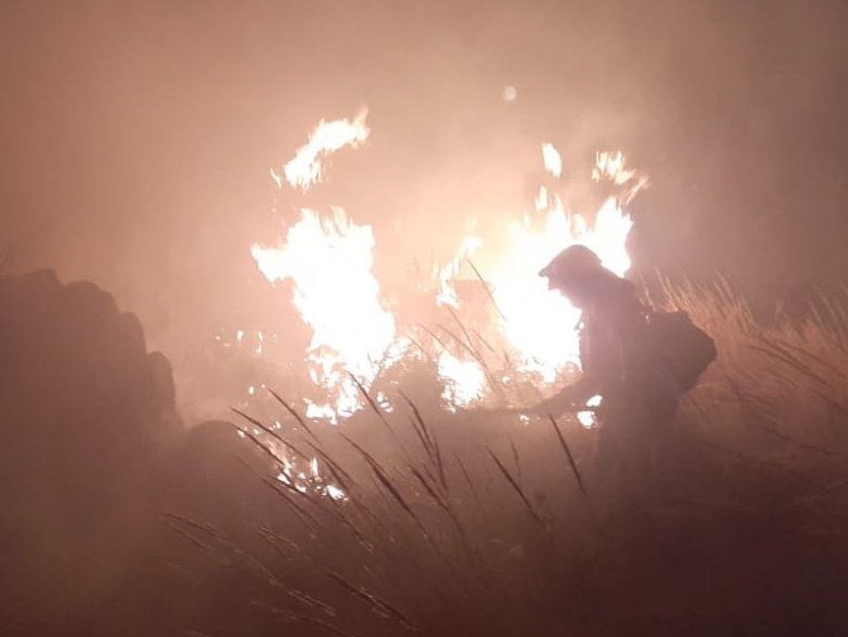 Imagen del incendio (INFOCA)