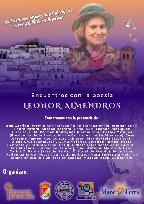 Cartel Encuentros con la Poesía Leonor Almendros (MARE TERRA) Cartel Encuentros con la Poesía Leonor Almendros (MARE TERRA)