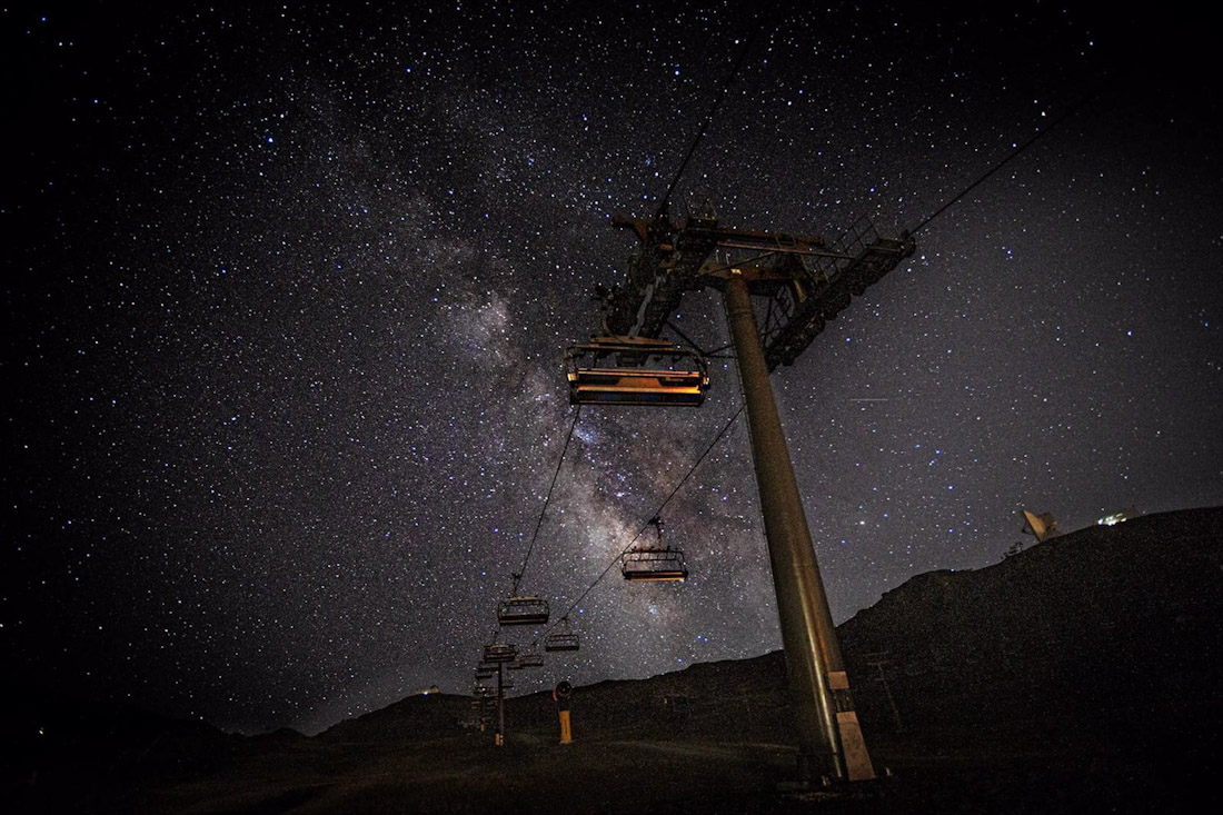 Observación de perseidas en Sierra Nevada. Imgan de archivo (CETURSA SIERRA NEVADA)