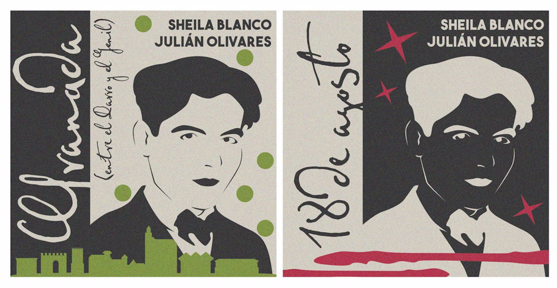 Sheila Blanco y Julián Olivares conmemoran a Lorca con `Granada` y `18 de agosto` (DISEÑO DE VANESA ÁLVAREZ)