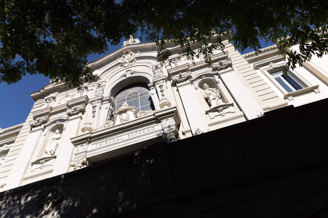 La sede del Tribunal Supremo, en imagen de archivo (CARLOS LUJÁN - EUROPA PRESS)