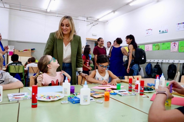 Marifrán Carazo ha inaugurado el curso escolar (AYTO. GRANADA)