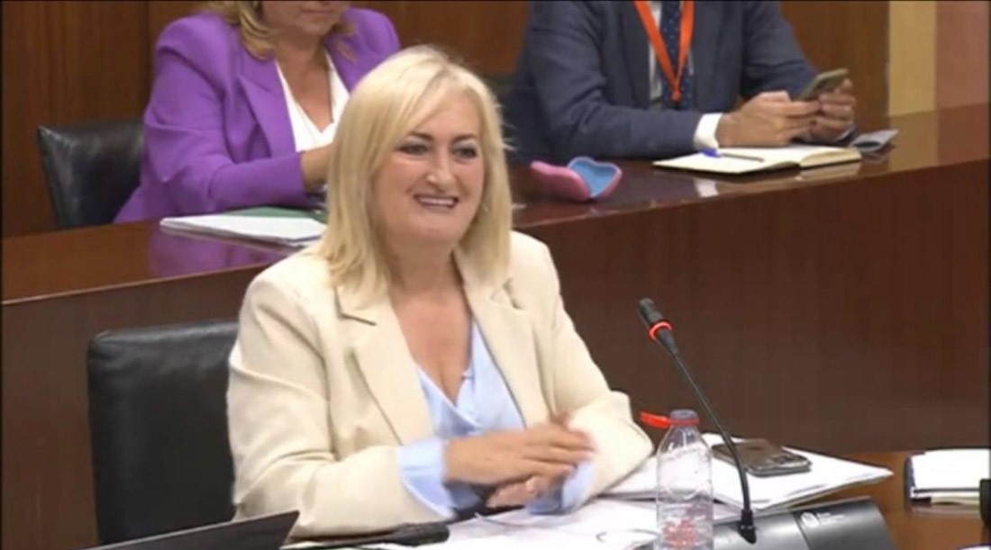 La parlamentaria andaluza del PP, Celia Santiago (PP)