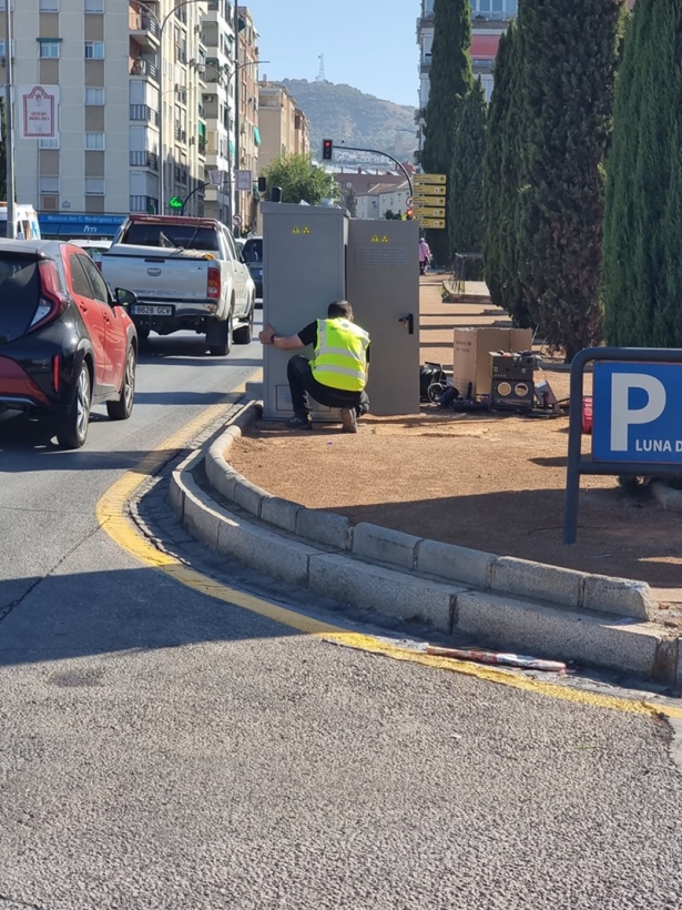 Instalación de los sensores (AYTO. GRANADA)