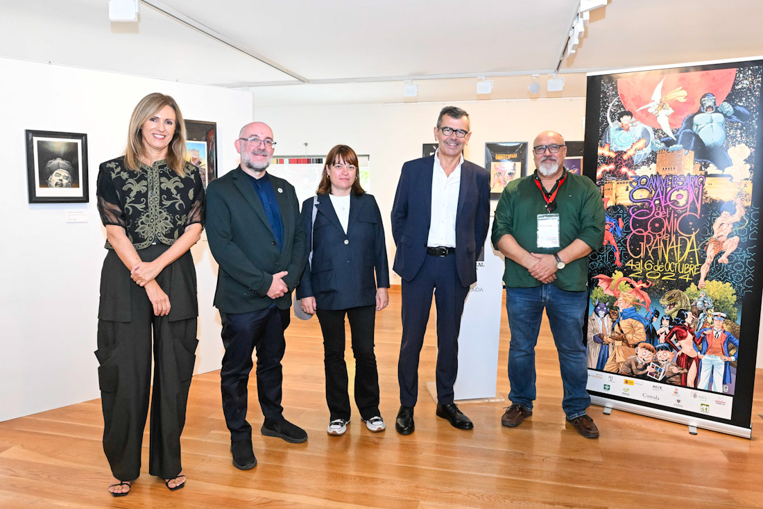 Inauguración del salón del cómic (CAJA RURAL)