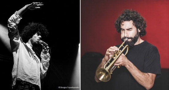 De izq. a dcha., los autores Daahoud Salim y Julián Sánchez (FUNDACIÓN SGAE)