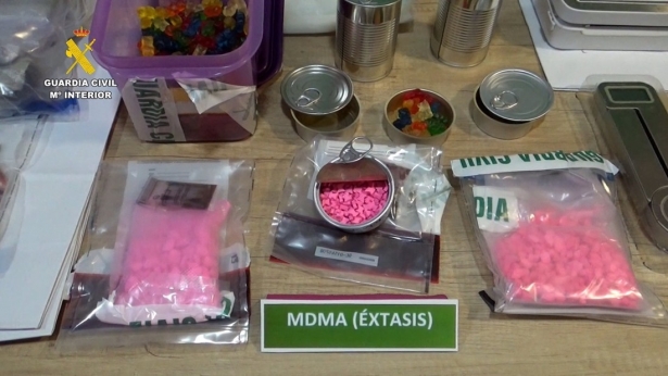 MDMA intervenido en la operación Nazarí 73 Candasu (GUARDIA CIVIL)