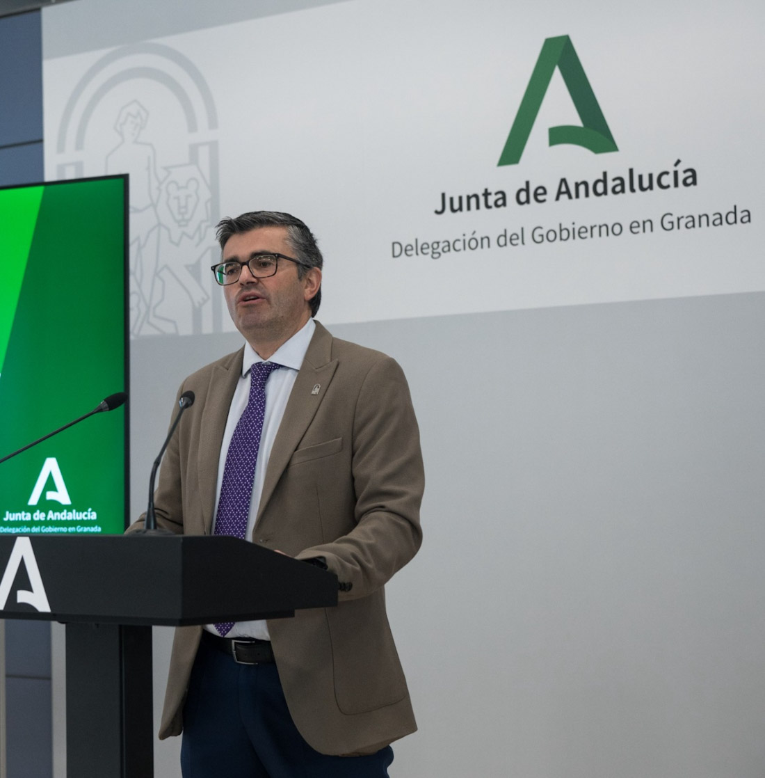 El delegado territorial de Empleo, Empresa y Trabajo Autónomo de la Junta de Andalucía en Granada, Javier Martín (JUNTA)