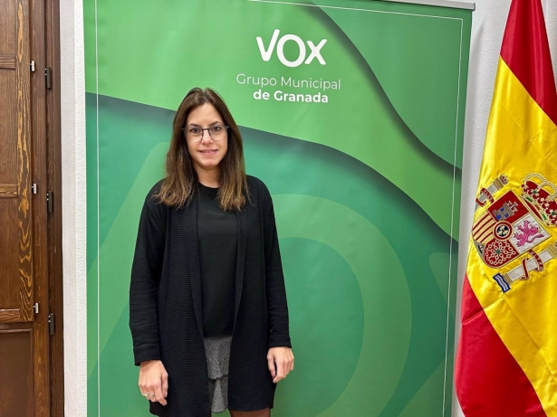 La viceportavoz de Vox en el Ayuntamiento de Granada, Mónica Rodríguez Gallego (VOX) La viceportavoz de Vox en el Ayuntamiento de Granada, Mónica Rodríguez Gallego (VOX)