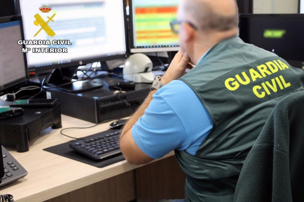 Imagen de archivo de un equipo de ciberdelincuencia de la Guardia Civil (GUARDIA CIVIL) Imagen de archivo de un equipo de ciberdelincuencia de la Guardia Civil (GUARDIA CIVIL)