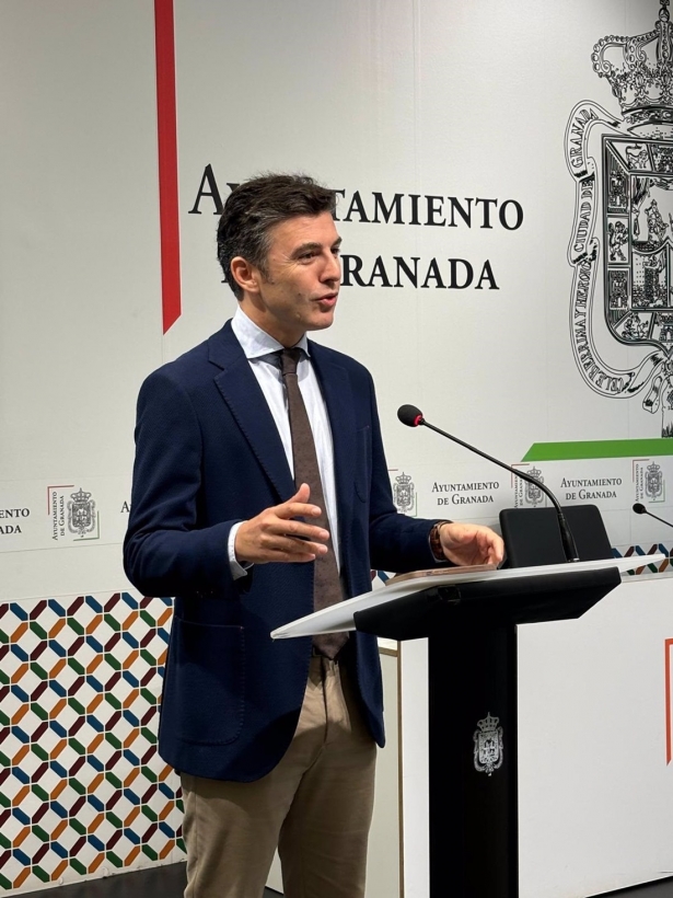 El portavoz del equipo de gobierno local de Granada, Jorge Saavedra. Archivo (AYUNTAMIENTO)