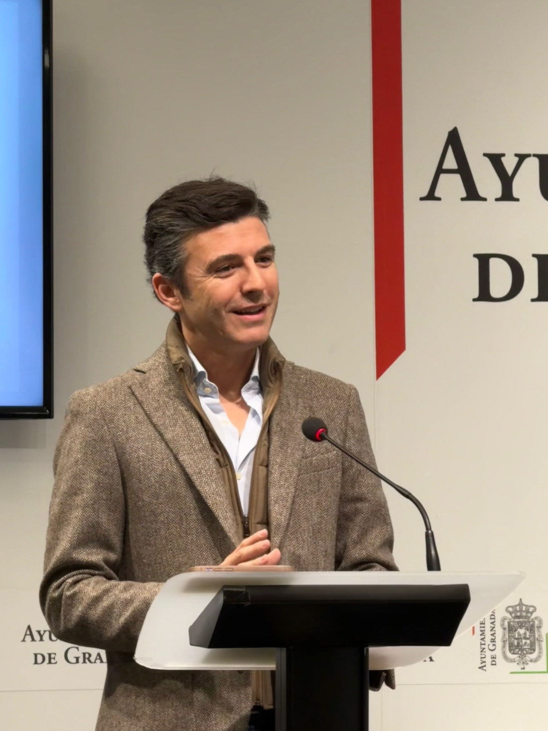 El portavoz del gobierno municipal, Jorge Saavedra (AYTO. GRANADA)