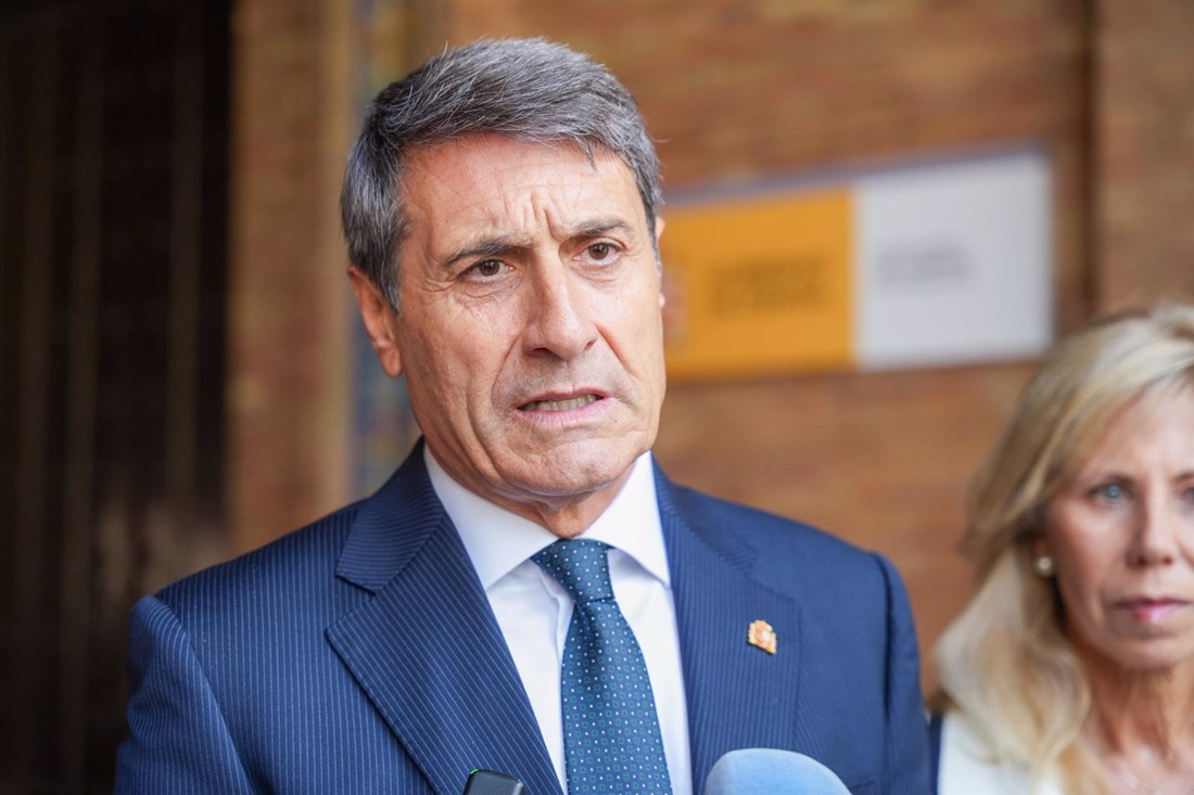 El delegado de Gobierno en Andalucía, Pedro Fernández, atiende a los medios en imagen de archivo (FRANCISCO J. OLMO / EUROPA PRESS)