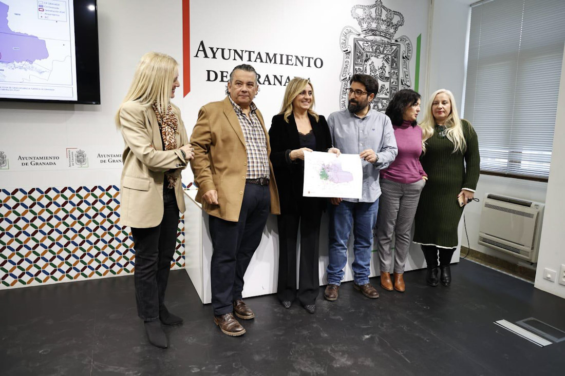 Presentación de la limitación de la zona de Gran Afluencia Turística (AYTO. GRANADA)
