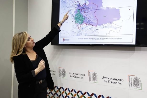 Presentación de la limitación de la zona de Gran Afluencia Turística (AYTO. GRANADA)
