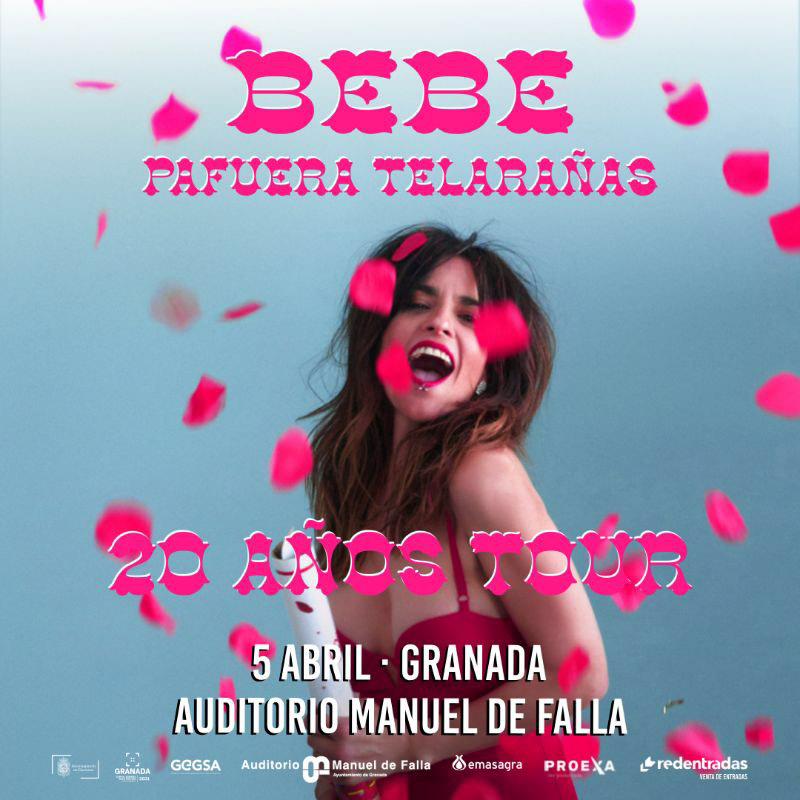 Bebe actuará en Granada (PROEXA)