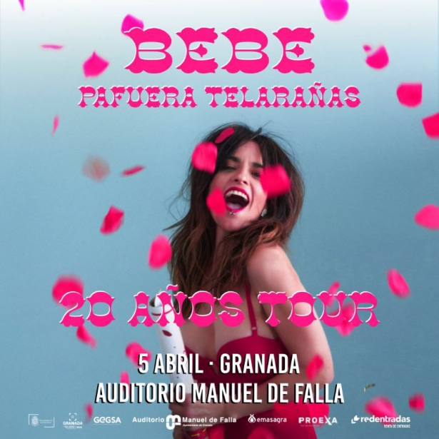 Bebe actuará en Granada (PROEXA)