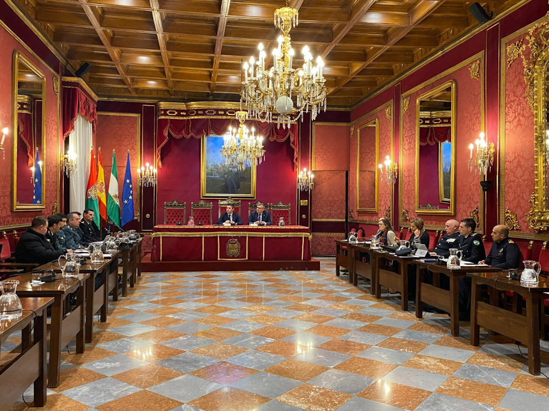 Junta de seguridad local en el Ayuntamiento de Granada (AYTO. GRANADA)