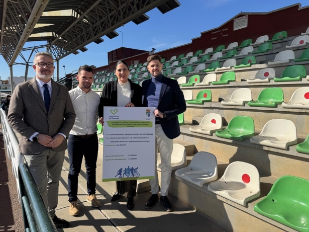 Imagen de la visita al Estadio Municipal de Atarfe (DIPGRA)