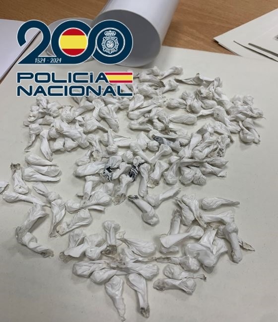 Dosis de cocaína intervenidas (POLICÍA NACIONAL)