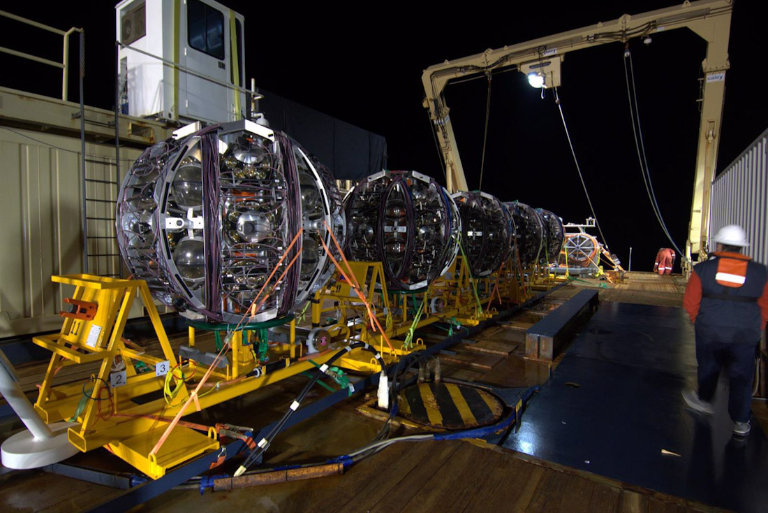 Instrumento científico del KM3NeT (KM3NET/REMITIDA POR LA UGR)