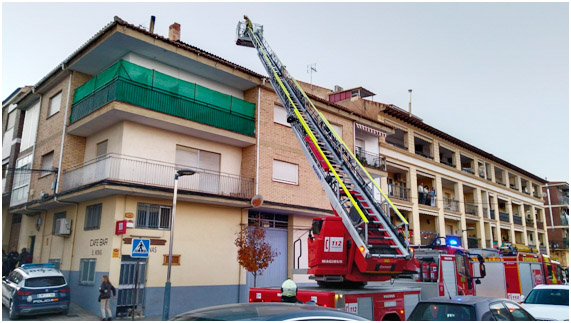 Intervención de los bomberos en Baza (AYTO. BAZA)