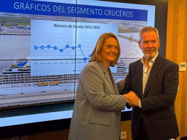 La alcaldesa de Motril, Luisa García Chamorro, y el presidente de la Autoridad Portuaria, José García Fuentes (AUTORIDAD PORTUARIA) La alcaldesa de Motril, Luisa García Chamorro, y el presidente de la Autoridad Portuaria, José García Fuentes (AUTORIDAD PORTUARIA)