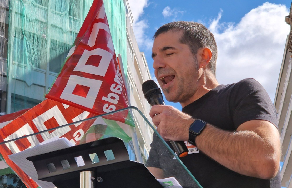 El secretario general de CCOO en Granada, Daniel Mesa (CCOO)
