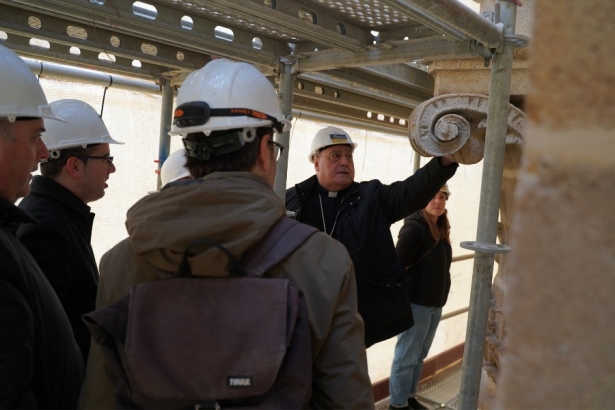 Visita a las obras de la Torre de la Catedral (ARZOBISPADO) Visita a las obras de la Torre de la Catedral (ARZOBISPADO)