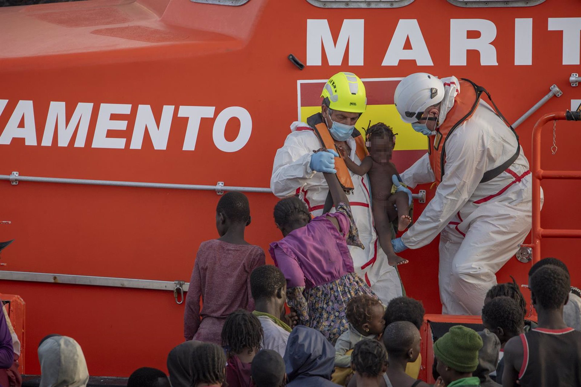 Rescate de Salvamento Marítimo en imagen de archivo (ANTONIO SEMPERE/ EUROPA PRESS)