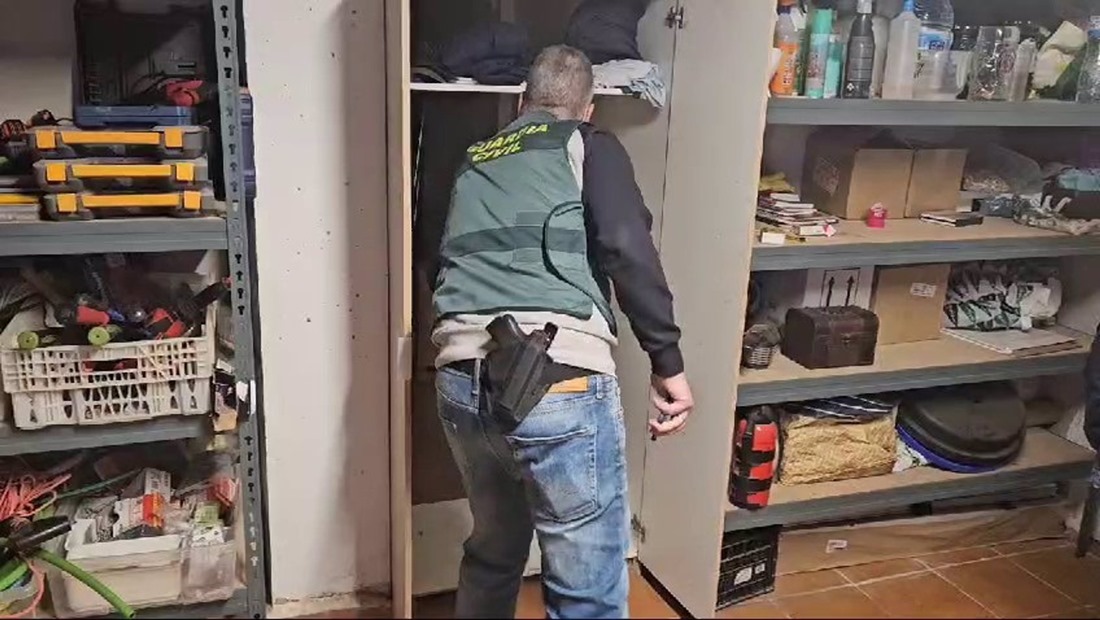 Agente de la Guardia Civil en la operación Greguan (GUARDIA CIVIL)