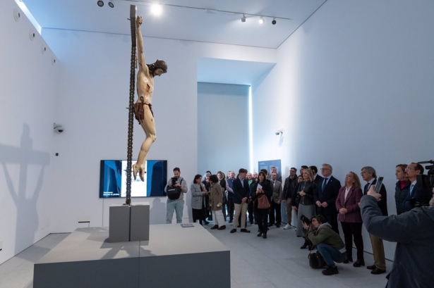 Cristo de la Misericordia, tras su reciente restauración en el Instituto de Patrimonio Histórico de Andalucía (JUNTA DE ANDALUCÍA) Cristo de la Misericordia, tras su reciente restauración en el Instituto de Patrimonio Histórico de Andalucía (JUNTA DE ANDALUCÍA)