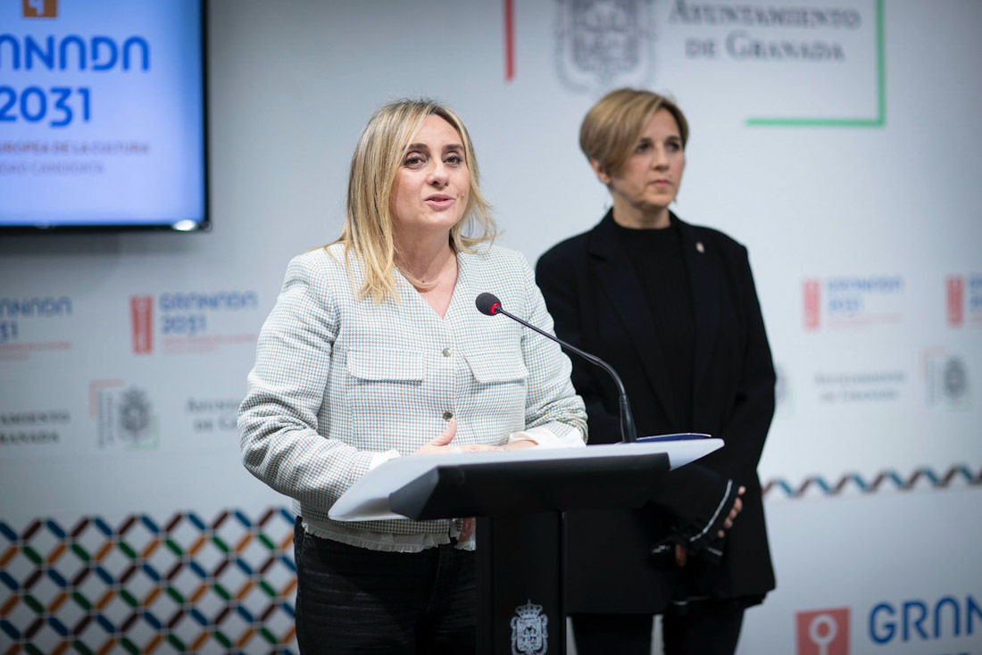 Rueda de prensa de Marifran Carazo (ANTONIO L. JUÁREZ)