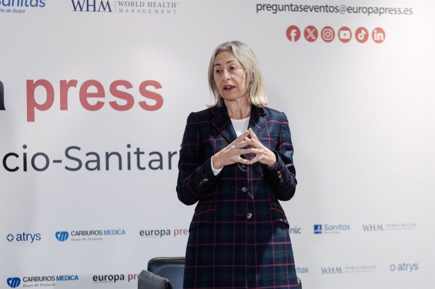 La consejera de Salud y Consumo de la Junta de Andalucía, Rocío Hernández Soto, protagoniza un desayuno Sociosanitario, en el Hotel Eurostars Towers (CARLOS LUJÁN - EUROPA PRESS( La consejera de Salud y Consumo de la Junta de Andalucía, Rocío Hernández Soto, protagoniza un desayuno Sociosanitario, en el Hotel Eurostars Towers (CARLOS LUJÁN - EUROPA PRESS(