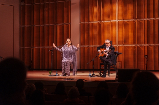 Marina Heredia durante su actuación (NACHO CRESPO)