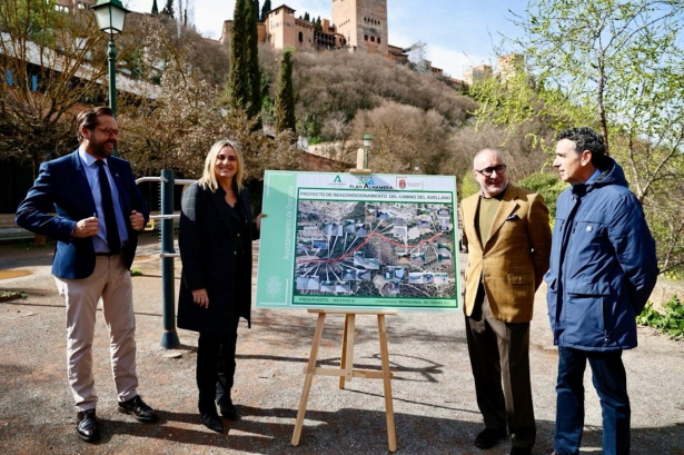 Presentación del paseo literario (AYTO. GRANADA)