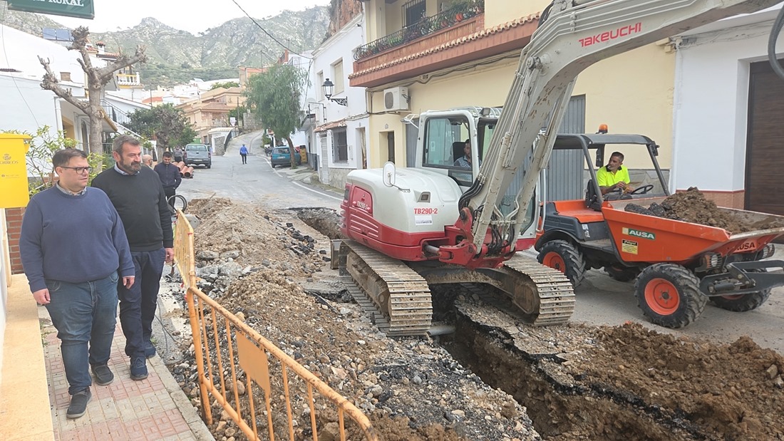 Visita a las obras de Lentegí (MANCOMUNIDAD)