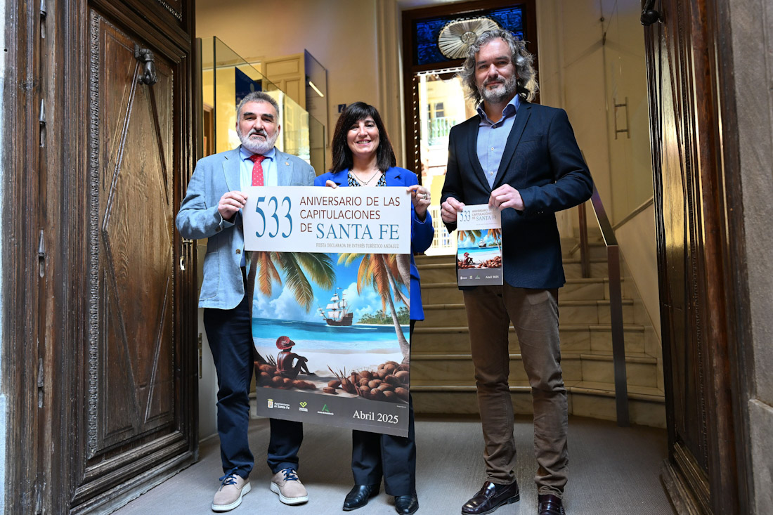 Presentación de las capitulaciones de Santa Fe (DIPGRA)